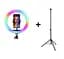 Селфі-лампа LED кільцева 33 см Voltronic MJ33 RGB + штатив - мініатюра 2