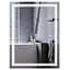 Дзеркало Mixxus Premium QUADRO MR20-80x60-REVERSE (LED Touch, Anti-fog) (MP6619) - мініатюра 1