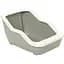 Туалет для котів з рамкою MPS Netta Open Light Green 54x39x29 см - мініатюра 1