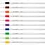 Набор лайнеров Uni Emott Fine Line Standard Color 0.4 мм 10 цветов (PEM-SY/10C.01SC) - миниатюра 3