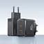 Сетевое зарядное устройство Usams T54 GaN 40W 3A Black (CC172TC01) [139620] - миниатюра 3