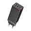 Мережевий зарядний пристрій Baseus GaN2 Pro Quick Charger 1 USB + 2Type-C 65W CCGAN2P-B01 Black - мініатюра 1
