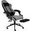 Геймерське крісло GT Racer X-2324 Fabric Gray/Black Suede [121430] - мініатюра 3