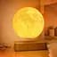 Магнітна левітаційна лампа HCNT Levitating Lamp Moon Light Wood Grain SIM10-GW5 - мініатюра 4