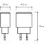 Сетевое зарядное устройство Euroelectric USB-A+Type-C 18W, 30W QC3.0 белое (100) - миниатюра 3