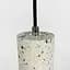 Подвес Terrazzo Cylinder Long с белым бетонным плафоном 30х6 см | Line F | Арт. MJ163-60*300 WT - миниатюра 4