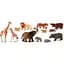 Набір фігурок диких тварин Miniland Wild Animals with Babies, 12 шт. (25137) - мініатюра 1