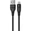 Кабель Proove Soft Silicone USB-A to Lightning 1m Black (CCSO20001101) [133328] - мініатюра 2