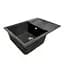 Кухонная мойка Adamant HORIZON MEDIUM графит 700x500x230 мм, с крылом 70 см - миниатюра 1