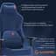 Игровое кресло GamePro Size L Fabric Dark Blue (FGC750DB) - миниатюра 13
