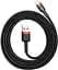 Кабель Baseus Cafule Cable USB для IP 2A 0.5m Red/Black (CATKLF-V91) - мініатюра 2
