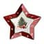Блюдо сервірувальне новорічне для закусок Christmas 25.5 порцелянове Yiwu HP-SDHK-19 - мініатюра 1