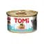 Консерва для кошенят TOMi For Kitten with Salmon 85 гр для кошенят лосось, мус - мініатюра 1