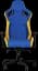 Геймерское кресло GT Racer синее с желтым (X-0724 Blue/Yellow) - миниатюра 3