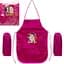 Фартух дитячий з нарукавниками для дівчаток CR5530(Pink) 54х37 см (91392) - мініатюра 1