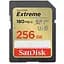 Карта пам'яті SanDisk 256GB SD class 10 UHS-I Extreme (SDSDXVV-256G-GNCIN) - мініатюра 1