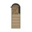 Спальник з капюшоном Naturehike Sunny Day PL02 U450 CNK2550WS028, (3,9°C), правий, коричнево-зелений - мініатюра 1