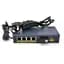 Комутатор POE 48V/57V 4 портів PoE +1 порт Ethernet FX 155 Мбіт/с (UP-Link) A, 802.3af, Black, БП у комплекті, (238*190*96) 0.79 кг (152*85*30) - мініатюра 1