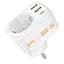 МЗП Hoco AC26 Changer Outlet Extender 20W (2USB-A/1USB-C/1Socket) White - мініатюра 5