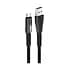 Дата кабель USB 2.0 AM to Micro 5P 1.0m zinc alloy + led black ColorWay (CW-CBUM035-BK) - мініатюра 4