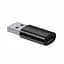 Адаптер Baseus Ingenuity Series Mini OTG Adaptor USB 3.1 мама to Type-C тато чорний - мініатюра 2