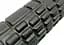 Масажний ролер EasyFit Solid Grid Roller Mini 30 см чорний - мініатюра 3