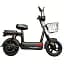Электроскутер двухместный Crosser Mini +Pas-система Черный - миниатюра 1