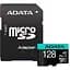 Карта пам'яті microSDXC - A-DATA Premier Pro 128Gb Class 10 V30S A2 UHS-1 U3 (R-100Mb/s W85Mb/s) - мініатюра 1