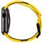 Силіконовий ремінець на смарт-годинник для Apple Watch 38,40,41 mm, Civilian Silicone Watch Strap, black-yellow, зі зручною застібкою, для годинника епл вотч, спортивний, ArmorStandart (ARM58405) - мініатюра 3