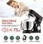 Кухонный комбайн Camic миксер тестомес металлический 9 л SM-1571N 1800Вт Black Red - миниатюра 2
