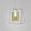 Подвесной светильник с янтарным плафоном 32×23 см | Ст. 12682/1 WT+AM | Line F - миниатюра 1