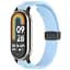 Ремінець Line Magnetic для Xiaomi Mi Band 9/8/10 Блакитний / Blue - мініатюра 1