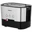 Тостер Ardesto T-K210, Steel Black, 1000W, 2 тости, 2 відділення, 10 режимів підсмажування, автоцентрування, кнопка скасування приготування, підігрів, підсвічення кнопок управління, функція додаткового підйому - мініатюра 1