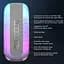 Акумуляторний нічник G-Smart N70 RGB з годинником та Bluetooth колонкою (Білий) - мініатюра 7