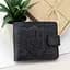 Кожаный кошелек мужской Handycover HC0041 черный с гербом Украины - миниатюра 1