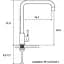 Смеситель кухонный Platinum NS02B черный матовый - миниатюра 6