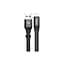 Дата кабель USB 2.0 AM to Lightning 0.23m 2A black Baseus (CALMBJ-B01) - мініатюра 1
