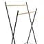 Стійка для одягу Casa Si Garment Rack Bamboo Black (CS92309W04), чорний - мініатюра 2