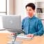 Підставка для ноутбука Ugreen LP339 Adjustable Laptop Stand Silver [UGR-40291] [123589] - мініатюра 9