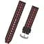 Силиконовый ремешок Primo Splint для часов Asus ZenWatch 2 (WI501Q) Black-Red - миниатюра 1
