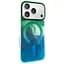 Чохол TPU Shiny Mountain (MagFit) для Apple iPhone 17 Pro Max (6.9) Green / Blue - мініатюра 1