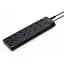 Концентратор Vinga USB3.0 to 7*USB3.0 1m cable with Switch and Power Adapter (VHA3A7B) - мініатюра 1