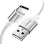 Кабель Ugreen US288 USB 2.0 to USB Type-C Cable Nickel Plating Aluminum Braid 3A 2 м White (60133) - миниатюра 1