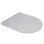 Сиденье для унитаза Mixxus Premium Seat Cover Ellipse-Wave-2001 с микролифтом 428х361х50 мм MP6610, Белый - миниатюра 1