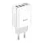 Зарядний пристрій Hoco Easy charge digital display charger C93A 3USB сам блок - мініатюра 2