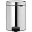 Ведро для мусора Brabantia Pedal Bin полированная сталь 5 л (112621) - миниатюра 1
