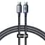 Кабель Baseus Crystal Shine Series Fast Charging Data Cable Type-C to Type-C 100W 2m CAJY000701 Black - мініатюра 1
