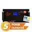Аккумулятор LogicPower LiFePO4 25,6V - 280 Ah (7168Wh) (BMS 200A/100А) LCD металл Smart RM RS485/CAN - миниатюра 1