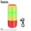 Портативная акустика Hoco Colorful light BT speaker DS29 беспроводная красная - миниатюра 3