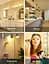 Светодиодная лампа Leools G25/G80 Dimmable Flick-Free Matt 6W Матовое стекло CRI95 Теплый белый 600LM, 60W Эквивалент Винтажная - миниатюра 3